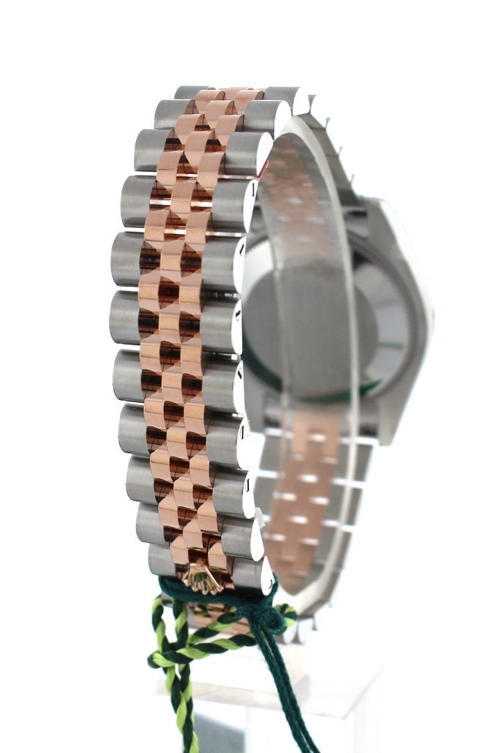 Datejust 31 Pink Raised Floral Motif Dial 18K Rose Gold Two Tone Jubilee Ladies Watch 178241