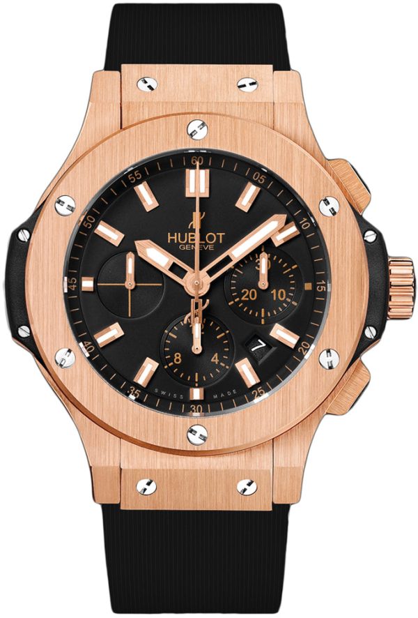 Hublot Big Bang, Gold Chronograph, 18k Rose Gold, 44 mm, Ref# 301.RX.1180.RX