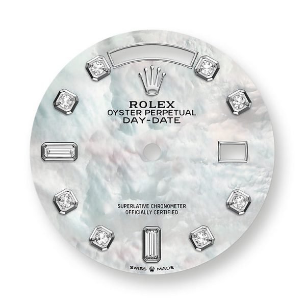 Rolex Day-Date, 36mm, Platinum and Diamonds, Ref# 128396tbr-0005