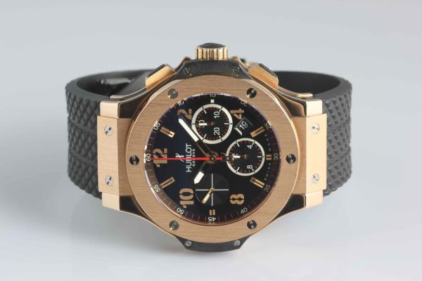 Hublot Big Bang, Original Gold Chronograph, 18k Rose Gold, 44 mm, Ref# 301.PX.130.RX