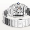 Santos de Cartier Large Skeleton/Blue Dial Men's Watch