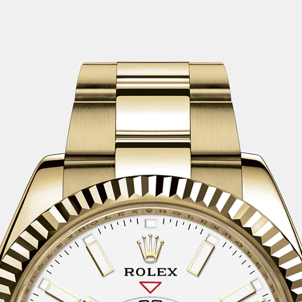 Rolex Sky-Dweller 42mm, 18k Yellow Gold, Ref# 326938-0005