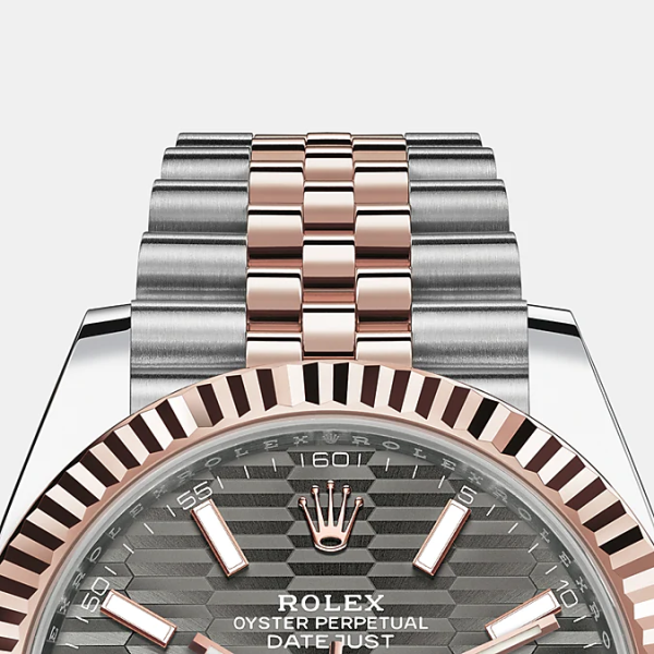 Rolex Datejust 41mm, Oystersteel and 18k Everose Gold, Ref# 126331-0020