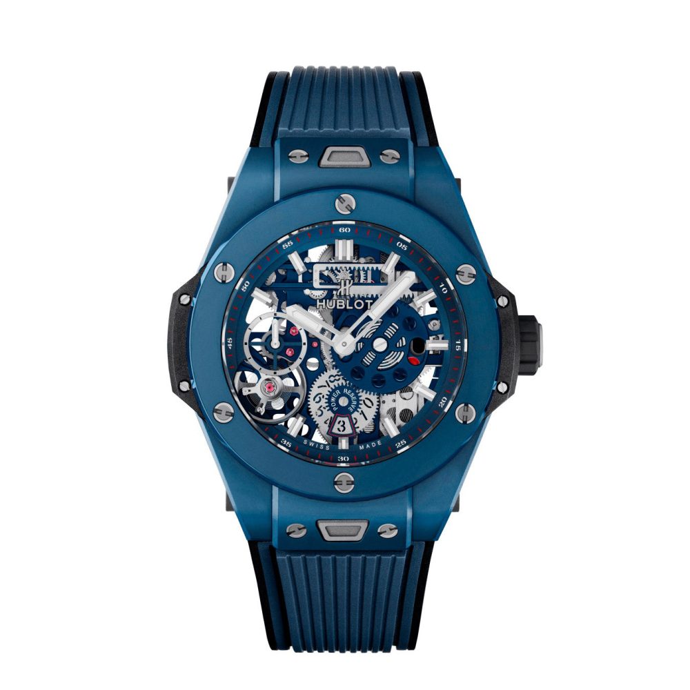 Hublot Big Bang Meca-10 Ceramic Blue 45mm, Ref# 414.EX.5123.RX