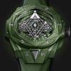 Hublot Big Bang SANG BLEU II GREEN CERAMIC Ref# 418.GX.5207.RX.MXM22