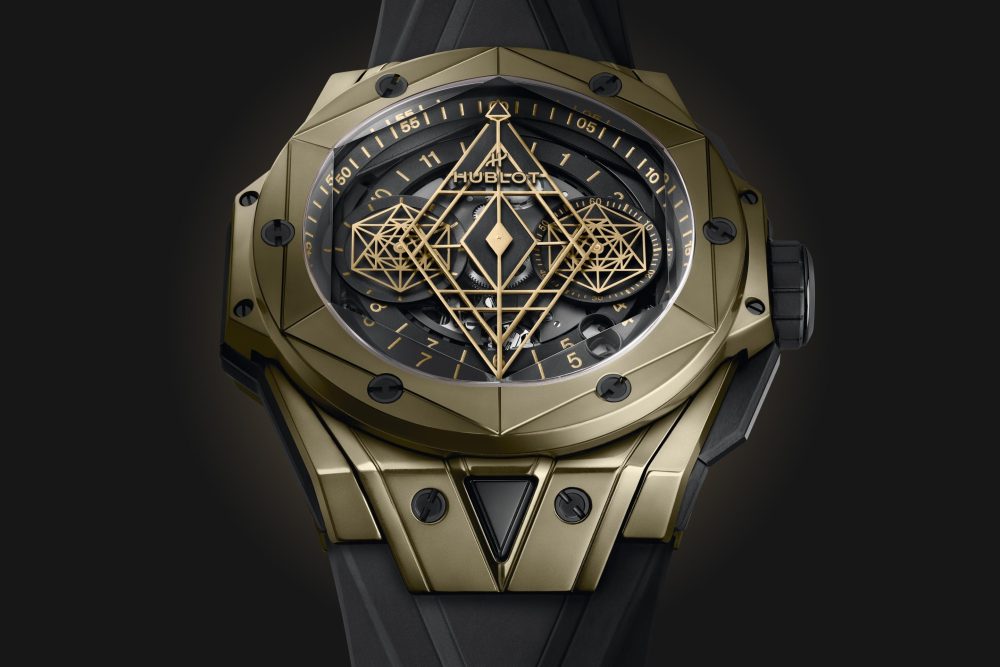 Hublot Big Bang SANG BLEU II MAGIC GOLD Ref# 418.MX.1103.RX.MXM22