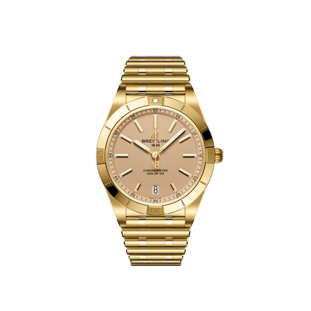 Breitling Chronomat Automatic 36 Victoria Beckham, 18k Yellow Gold, Ref# K103801A1A1K1, Unworn 2024