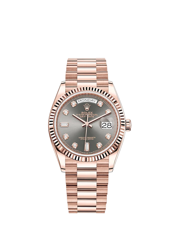 Rolex Day-Date, 36mm, 18k Everose Gold, Ref# 128235-0050