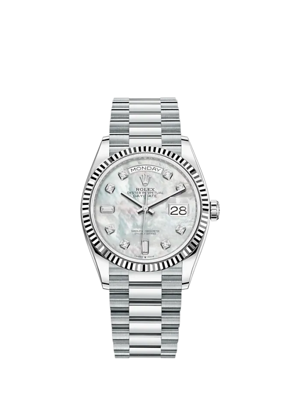 Rolex Day-Date, 36mm, Platinum, Ref# 128236-0002