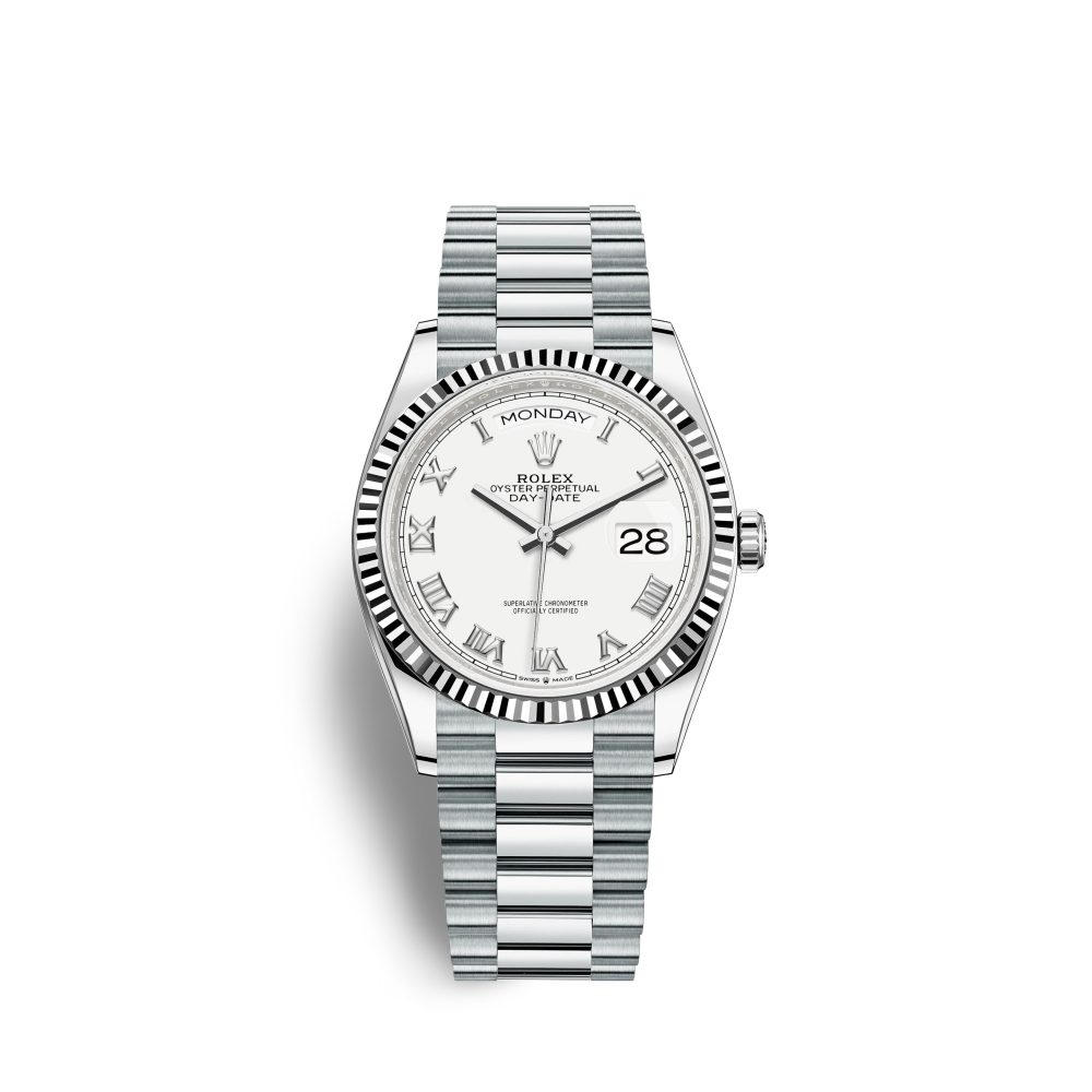 Rolex Day-Date, 36mm, Platinum, Ref# 128236-0007