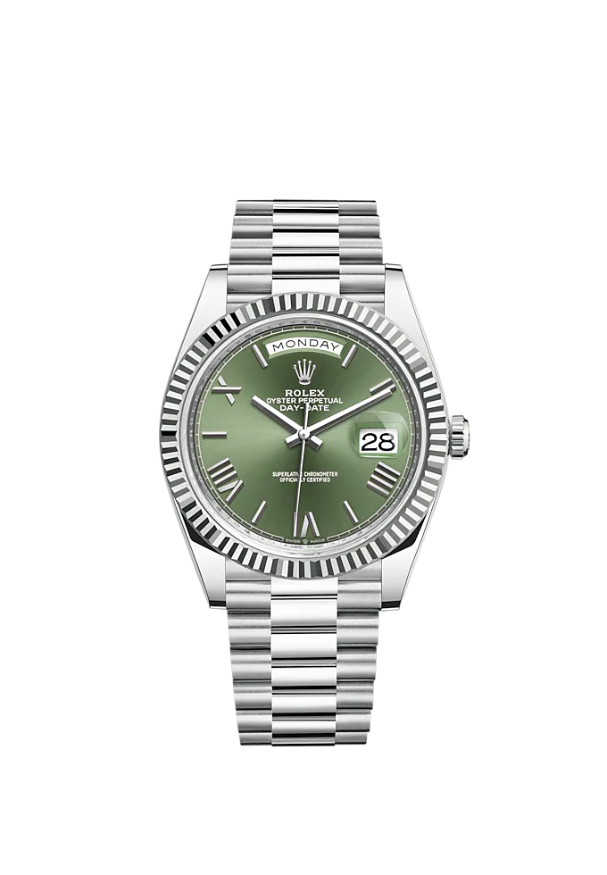 Rolex Day-Date, 40mm, Platinum, Ref# 228236-0008