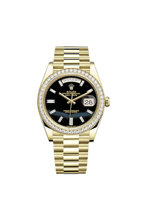 Rolex Day-Date, 40mm, 18k Yellow Gold and Diamonds, Ref# 228348rbr-0039