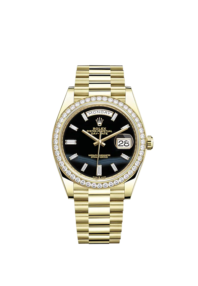 Rolex Day-Date, 40mm, 18k Yellow Gold and Diamonds, Ref# 228348rbr-0039