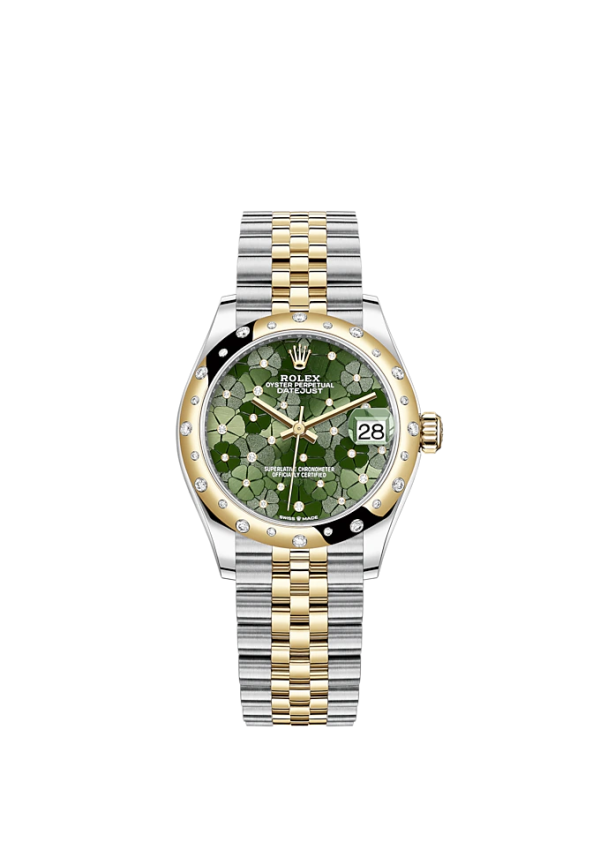 Rolex Datejust 31mm, Oystersteel and 18k Yellow Gold with Diamonds, Ref# 278343rbr-0032