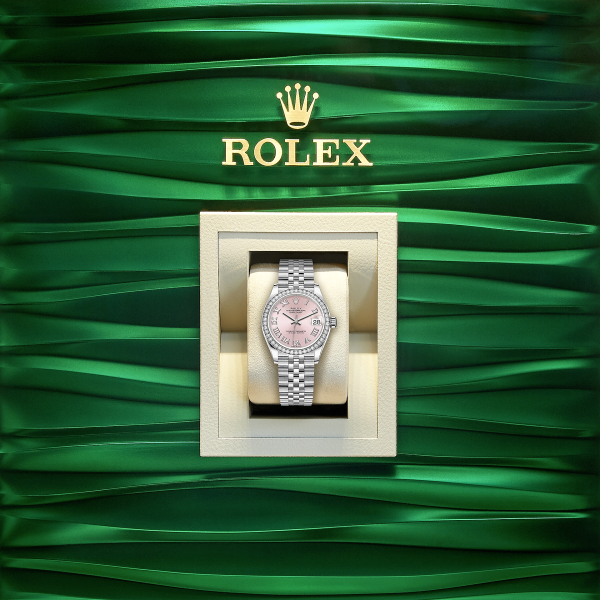 Rolex Lady-Datejust 28, Oystersteel and 18k White Gold, Ref# 279384RBR-0005