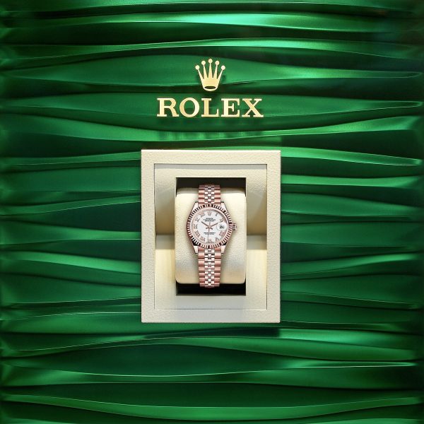 Rolex Lady-Datejust 28, 18k Everose Gold, Ref# 279175-0022