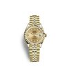 Rolex Lady-Datejust 28, 18k Yellow Gold, Ref# 279178-0024