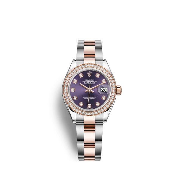 Rolex Lady-Datejust 28, Oystersteel and 18k Everose Gold, Ref# 279381RBR-0016