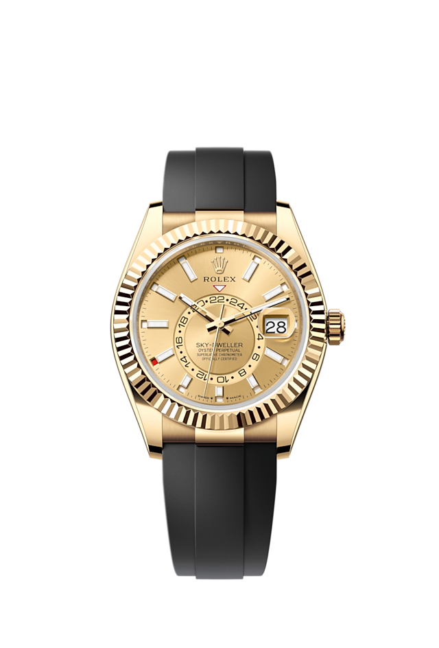 Rolex Sky-Dweller, 42mm, 18k Yellow Gold, Ref# 336238-0001