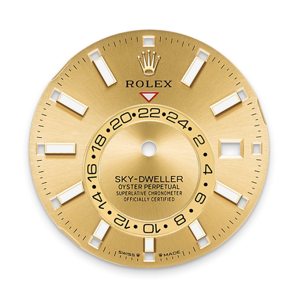 Rolex Sky-Dweller, 42mm, 18k Yellow Gold, Ref# 336938-0001