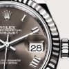 Rolex Lady-Datejust 28, Oystersteel and 18k White Gold, Ref# 279174-0013