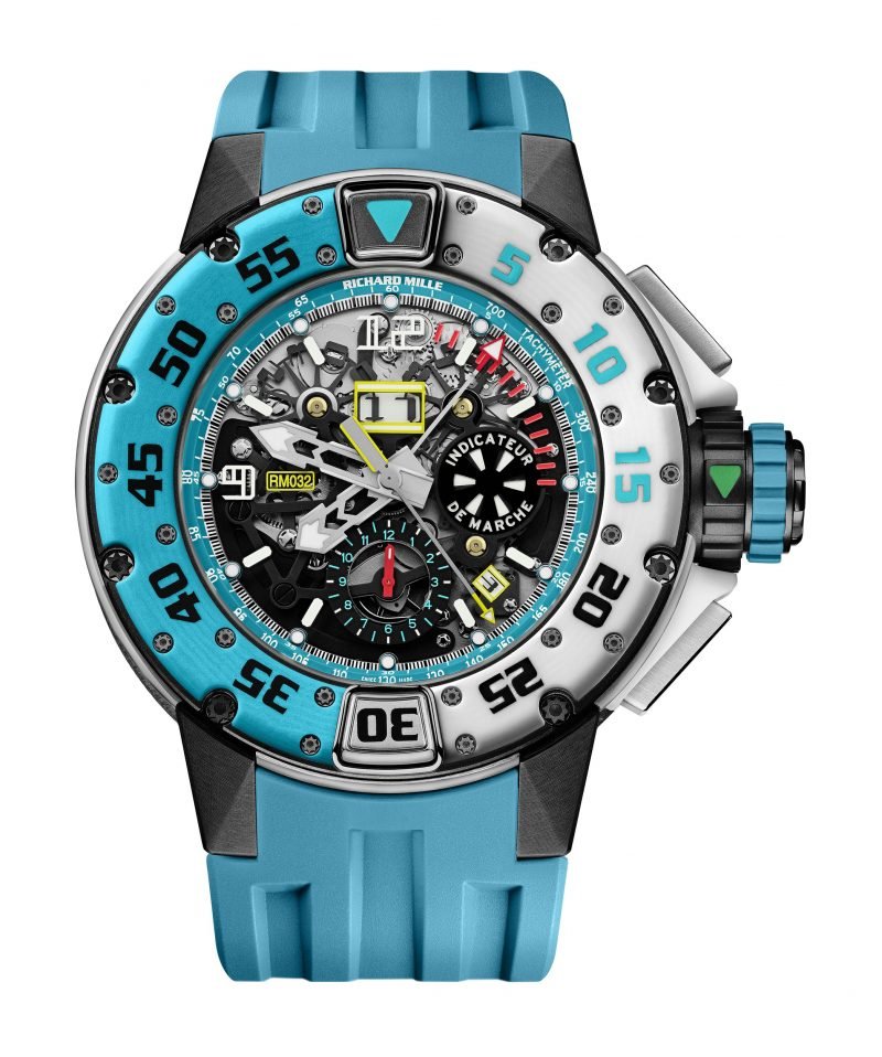 Richard Mille 032 Automatic Winding Flyback Chronograph, Les Voiles de Saint Barth