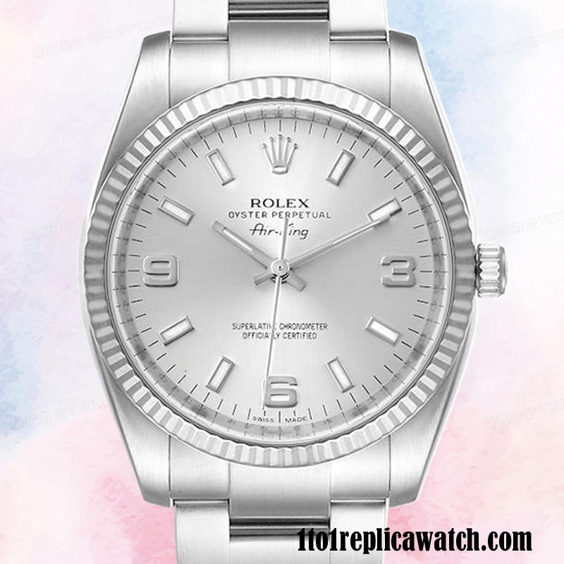 1:1 replica Rolex Air-king 114234SSO Men's Rolex Calibre 2813 Automatic