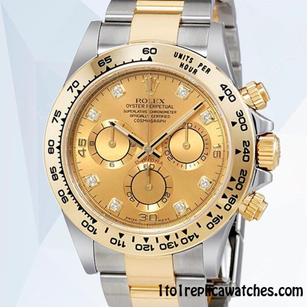 1:1 Replica Rolex Daytona Rolex Calibre 7750/Mingzhu Engine Men's 116503CDO Champagne Dial