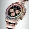 Rolex Daytona Rainbow 116595RBOW: Black Dial, Diamond Bezel, Oyster Bracelet, Rose Gold Watch