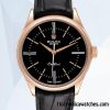 1:1 Replica Rolex Cellini m50505-0009 Men's Rolex Calibre 2836/2813 Black Dial 12mm