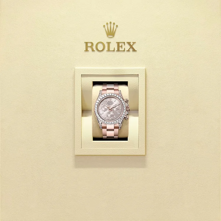 Rolex Cosmograph Daytona Oyster, 40 mm, Everose gold and diamondsReference 126595TBR