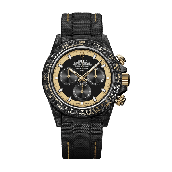 ROLEX Diw Daytona cream invert gold 40mm oyster black