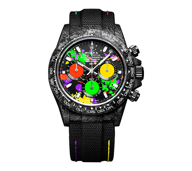 ROLEX Diw Daytona carbon motley 40mm oyster black