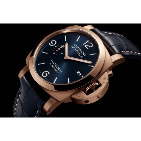 Panerai Luminor Marina Goldtech™ Sole Blu Ref# PAM01112