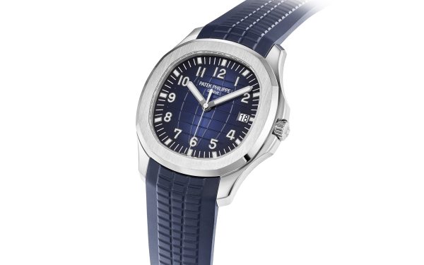 Patek Philippe Aquanaut Date, Sweep Seconds Watch, 18k White Gold 42,2 mm, Ref# 5168G-001