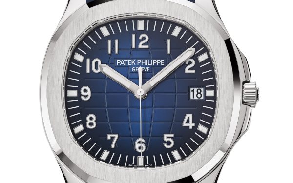 Patek Philippe Aquanaut Date, Sweep Seconds Watch, 18k White Gold 42,2 mm, Ref# 5168G-001