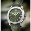 Patek Philippe Aquanaut Jumbo Date, Sweep Seconds, 18k White Gold, 42,2 mm, Ref# 5168G-010