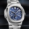 Patek Philippe Nautilus Perpetual Calendar Watch, 18k White Gold, 40mm, Ref# 5740/1G-001