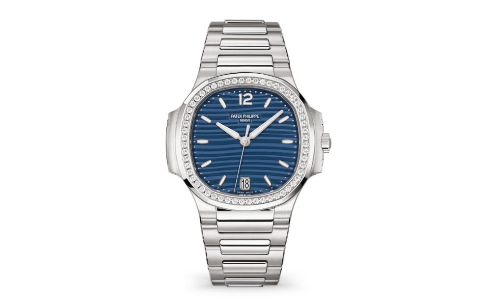 Patek Philippe Nautilus Ladies Automatic Watch, Stainless Steel and Diamonds, 35,2mm, Ref# 7118/1200A-001