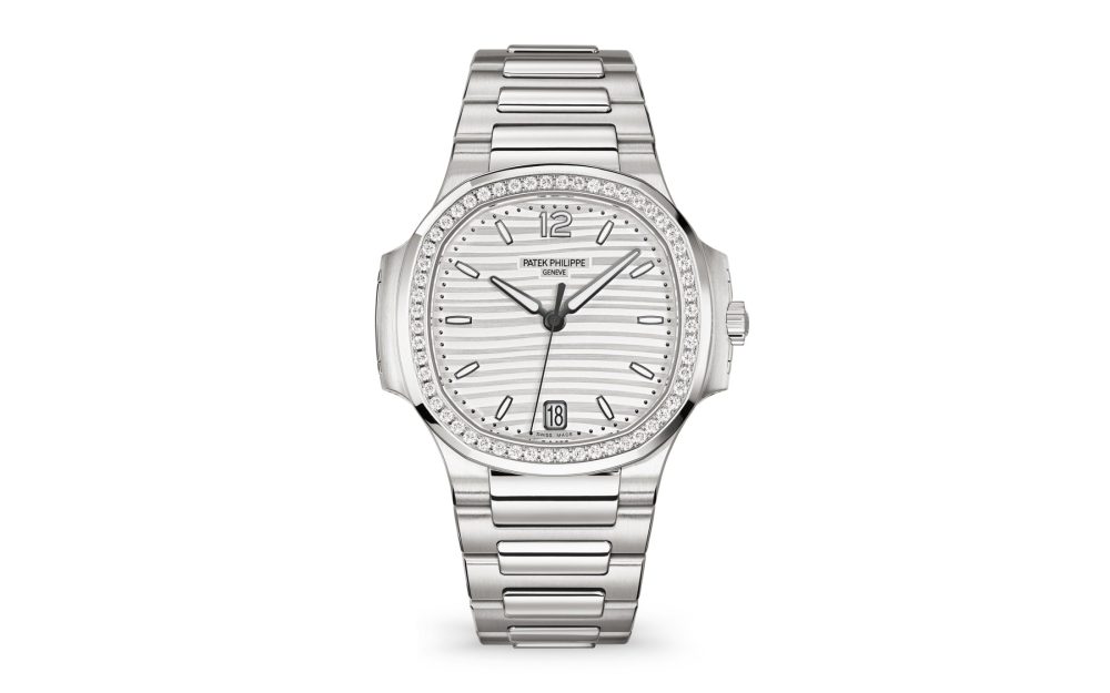 Patek Philippe Nautilus Ladies Automatic Watch, Stainless Steel and Diamonds, 35,2mm, Ref# 7118/1200A-010