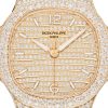 Patek Philippe Nautilus Haute Joaillerie Ladies Automatic Watch, 18K Rose Gold and Diamonds, 35,2mm, Ref# 7118/1450R-001