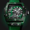 Hublot Spirit of Big Bang TOURBILLON CARBON GREEN Ref# 645.QG.5217.RX