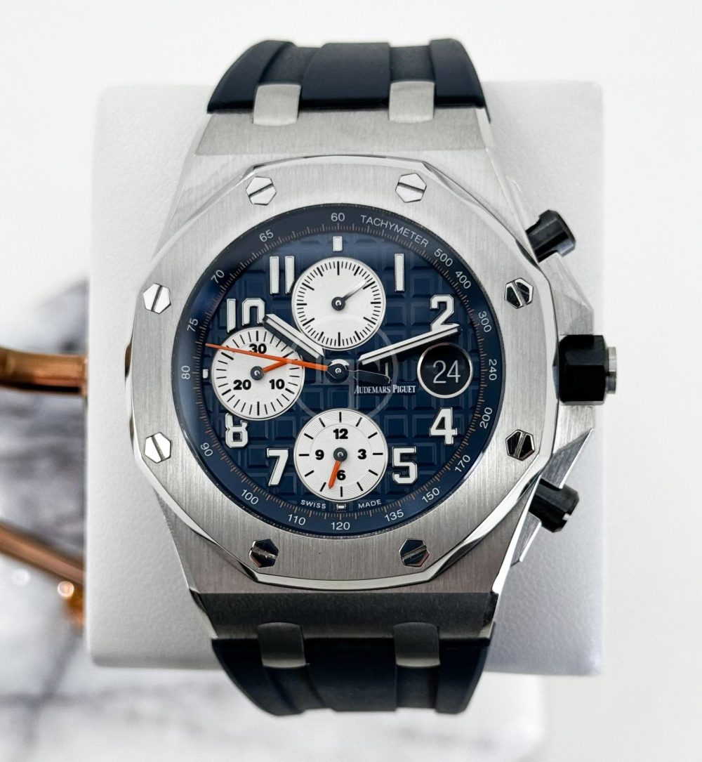 Audemars Piguet Royal Oak Offshore Chronograph Watch-Blue Dial 42mm-26470ST.OO.A027CA.01