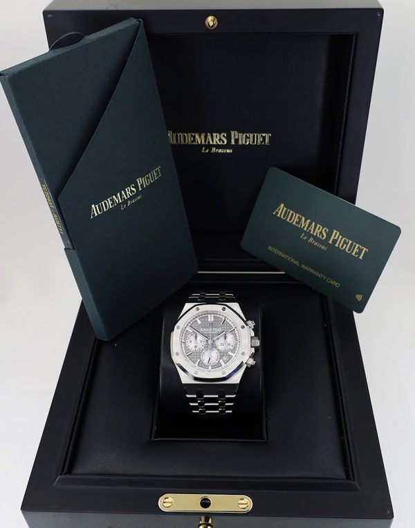 Audemars Piguet Royal Oak Selfwinding Chronograph Stainless Steel 38mm Grey Dial 26715ST.OO.1356ST.02