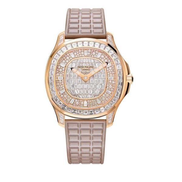 Patek Philippe Aquanaut Luce Haute Joaillerie, 18k Rose Gold with 313 diamonds ~7,9ct, 38,8mm, Ref# 5062/450R-001