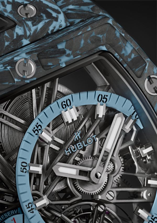 Hublot, Spirit of Big Bang Tourbillon Carbon Sky Blue 42mm, Limited Edition, Ref# 645.QL.5117.RX