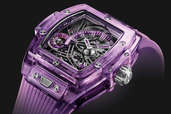 Hublot, Spirit of Big Bang Tourbillon Purple Sapphire 42mm, Limited Edition, Ref# 645.JM.0120.RT